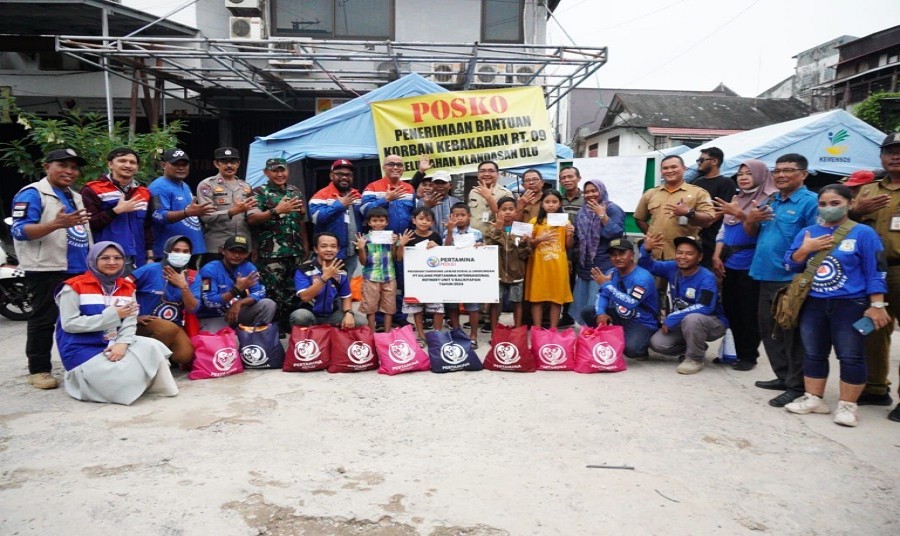 Musibah Kebakaran Balikpapan, PT Kilang Pertamina Internasional Salurkan Bantuan