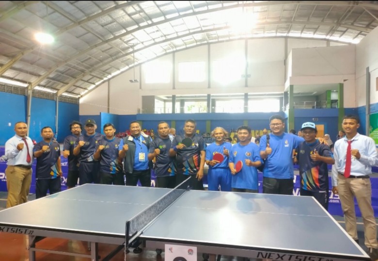 Juara Grup, Tenis Meja Kaltim Melaju ke 8 Besar Porwanas XIII