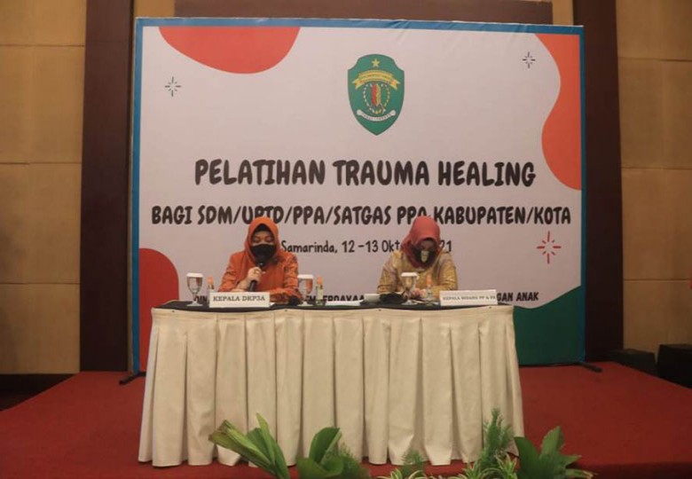 DKP3A Kaltim Gelar Pelatihan Trauma Healing