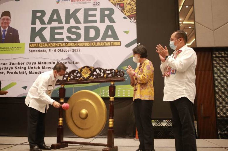 Buka Raker Kesehatan Daerah Kaltim 2022, Wagub Hadi Harapkan Program Germas Tidak Sekedar Simbol
