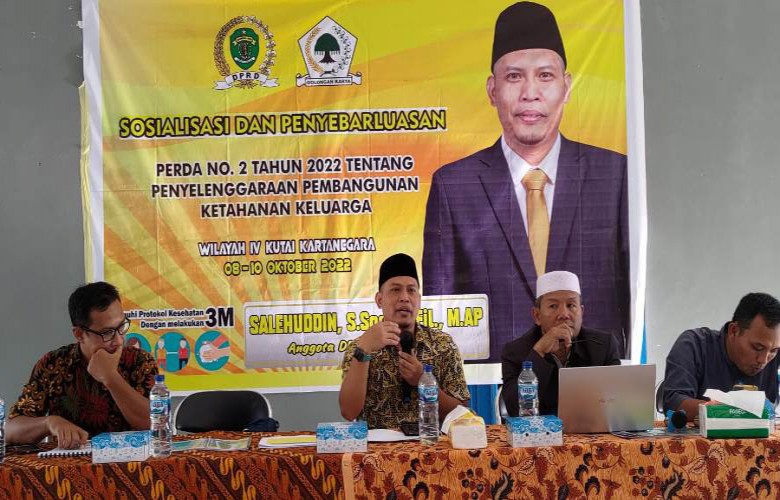 Salehuddin Gelar Sosper Perda No 2/2022 Tentang Penyelenggaraan Pembangunan Ketahanan Keluarga di Kota Bangun