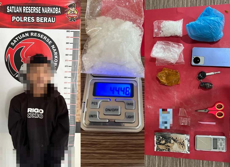 Polres Berau Kembali Ungkap Peredaran Sabu, Amankan Pelaku dan Barang Bukti