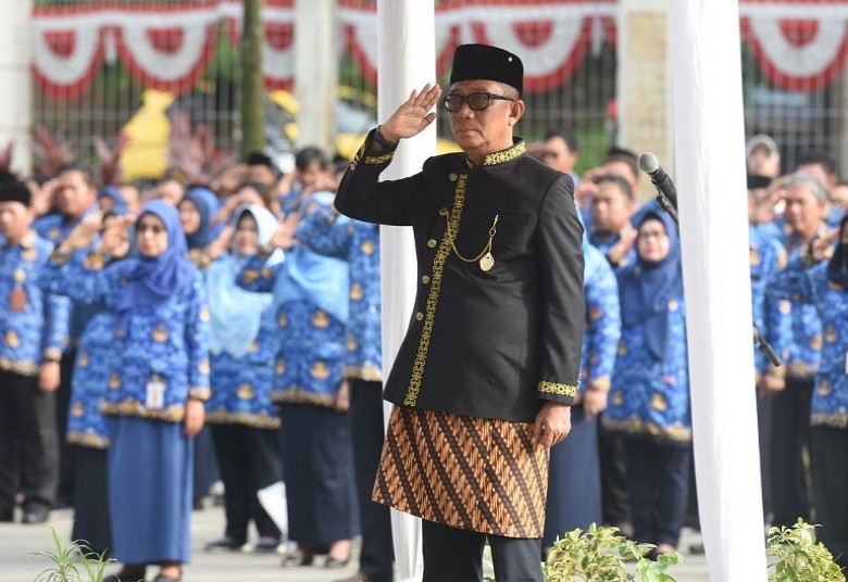 Sirajuddin Pimpin Apel Hari Bakti PU ke 78