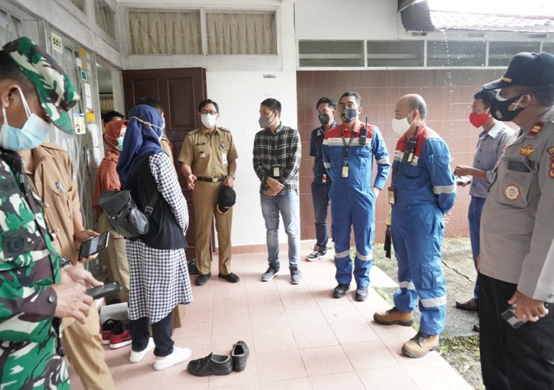 Tim Satgas Penanggulangan Covid Kecamatan dan Kelurahan Kunjungi Kesiapan Penanganan Covid Pertamina