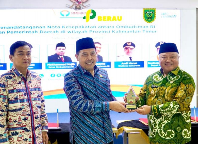 Tingkatkan Kualitas Pelayanan Publik, Pemkab Berau MOU Bersama Ombdusman RI