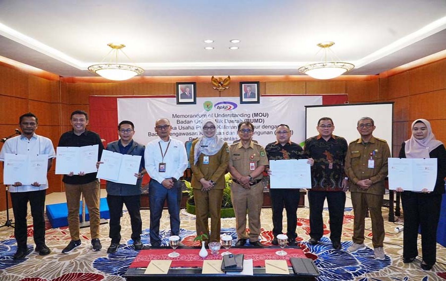Saksikan MoU BUMD Aneka Usaha Dengan BPKP, Sekda Sri : Wujud Komitmen Meningkatkan Trust Dunia Usaha