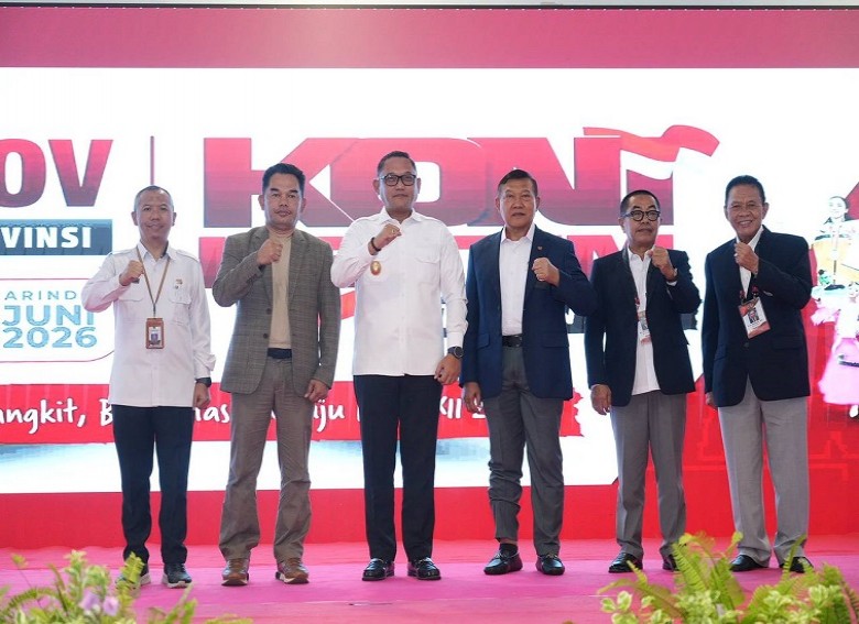 Buka Musyawarah Olahraga Provinsi KONI Kaltim, Wagub Seno : KONI Harus Mampu Berinovasi Memacu Prestasi Olahraga di Kaltim