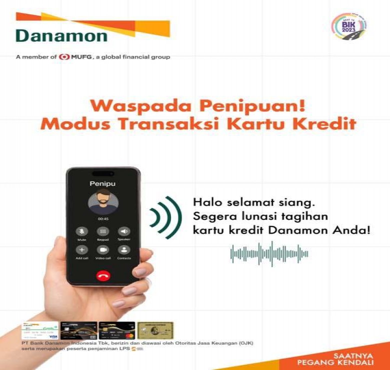 Danamon Imbau Nasabah Waspada Modus Penagihan Tunggakan Kartu Kredit