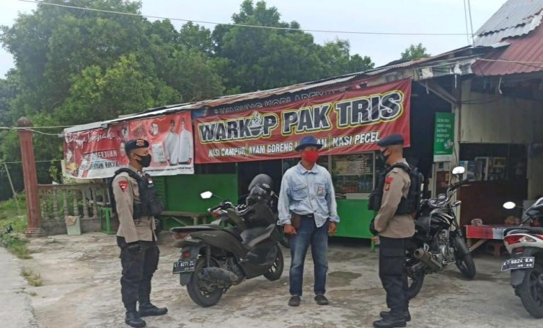 Jelang Pilkada 2020, Personil Brimob Batalyon A Pelooor Gelar Patroli di Kota Balikpapan Antisipasi Politik Uang