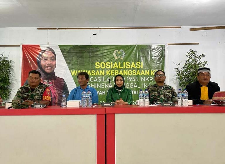 Laksanakan Sosbang di Sangatta Utara, Siti Rizky Amalia Ajak Warga Perkuat Rasa Persatuan