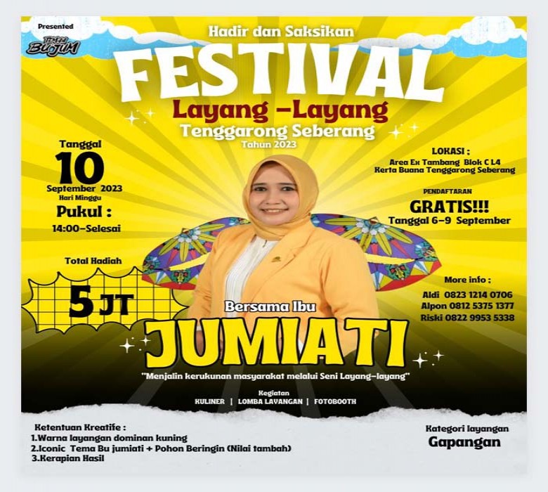 Teman Bu Jum Gelar Festival Layang-Layang Tenggarong Seberang