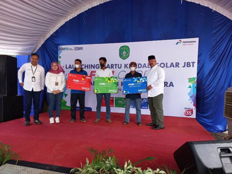 Bupati Edi Damansyah Launching Fuel Card 2.0