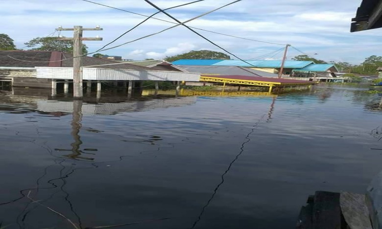 Banjir di 5 Kecamatan Kukar Belum Surut