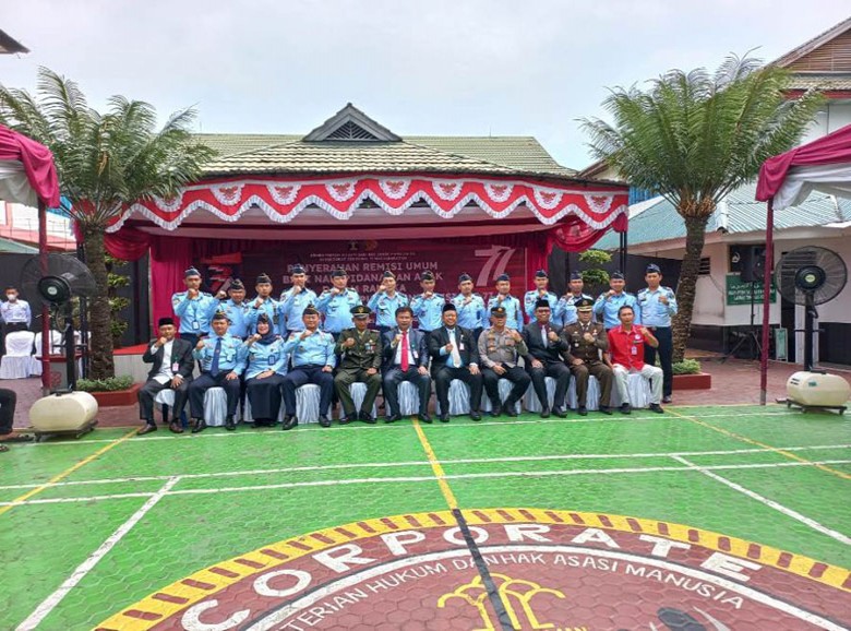 900 Warga Binaan Lapas Kelas II A Tenggarong Dapat Remisi HUT Kemerdekaan
