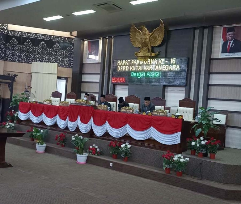 DPRD Kukar Gelar Paripurna Terkait Penyampaian Dua Raperda Inisiatif
