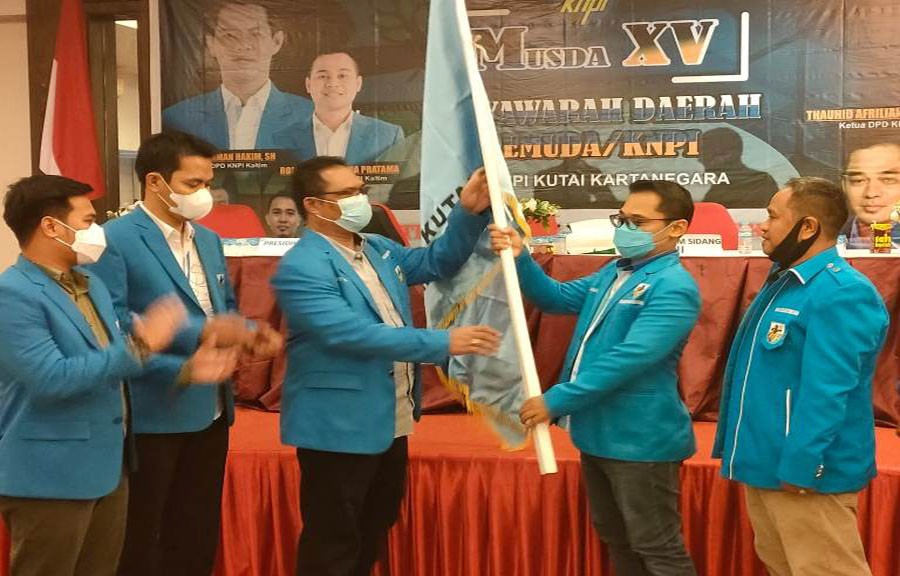 Eko Wulandanu Terpilih jadi Ketua KNPI Kukar Periode 2021-2024