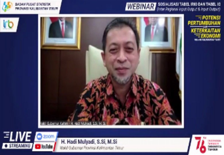 Wagub Buka Sosisalisasi Tabel IRIO dan Tabel IO, Data Sangat Penting Dalam Pembangunan