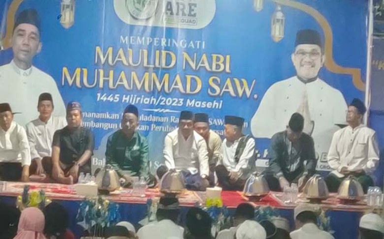 Ribuan Jama'ah Hadiri Peringatan Maulid Nabi Muhammad