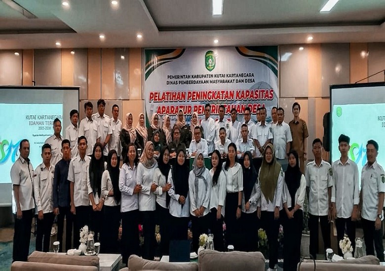 DPMD Kukar Gelar Pelatihan Peningkatkan Kapasitas Bagi Aparatur Pemerintahan Desa