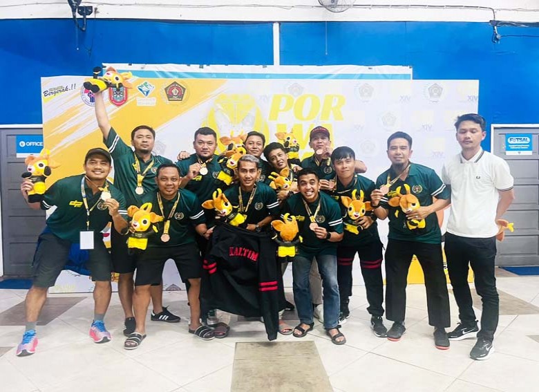 Cabor Futsal PWI Kaltim Raih Medali untuk Pertama Kalinya di Porwanas