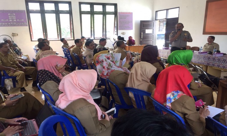 Polres Kukar Gelar Sosialisasi Satgas Saber Pungli 