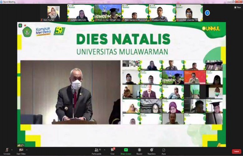 Hadiri Dies Natalis Universitas Mulawarman, Gubernur Doakan Unmul Jadi Agen Pencetak SDN yang Unggul