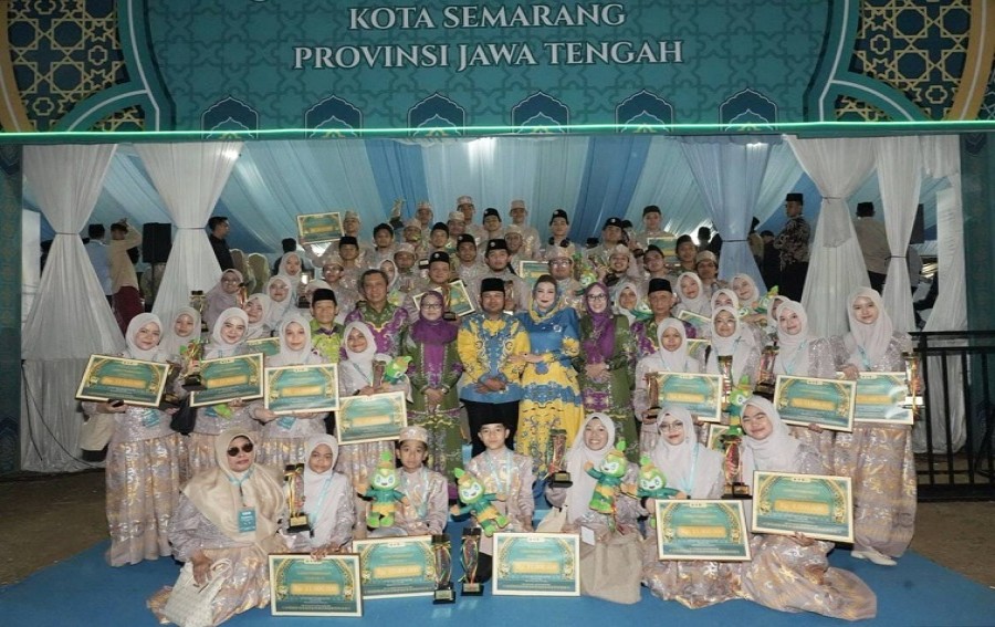 Menteri Agama Resmi Tutup MTQN XXXI Semarang, Kafilah Kaltim Pertahankan Juara Umum