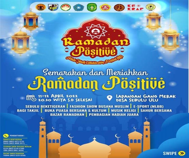 Meriahkan Ramadhan, Kecamatan Sebulu Gelar Kegiatan Ramadhan Positif