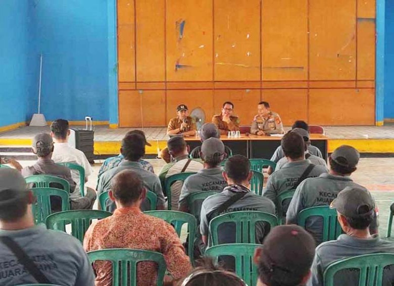 Maksimalkan Peran dan Fungsi Linmas, Pemerintah Kecamatan Muara Jawa Akan Beri Pelatihan