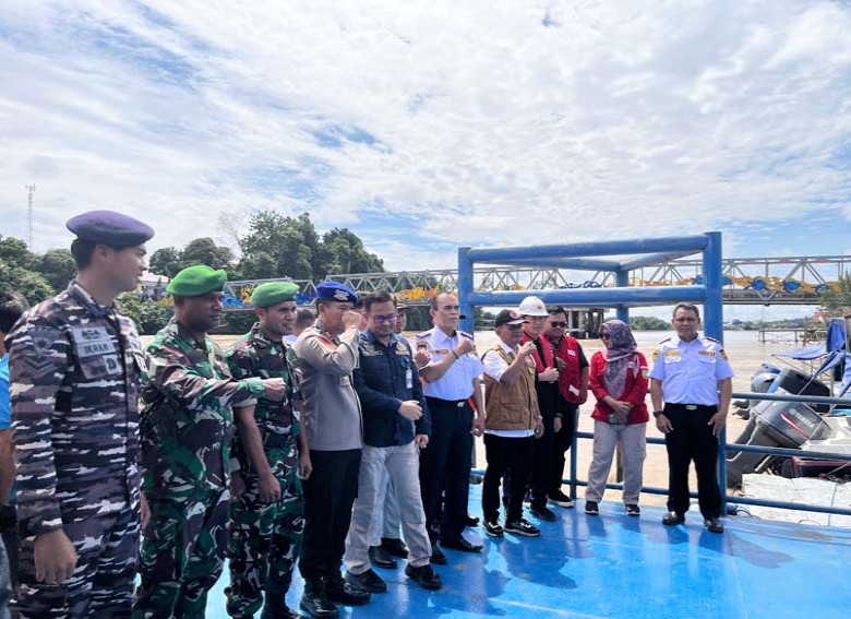 Dishub Pastikan Kelancaran Transportasi Laut dan Sungai Penyeberangan Dermaga Sangggam di Tanjung Redeb