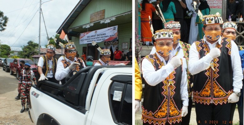Boni-Avun Mendaftar ke KPU, Diiringi Ratusan Masyarakat Pendukung
