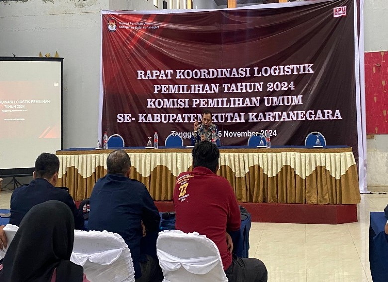 KPU Kukar Gelar Rakor Logistik, Fokus pada Kecepatan dan Keamanan Distribusi