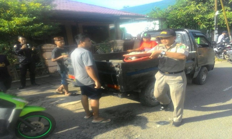 Satpol PP Kukar Kembali Tertibkan PKL