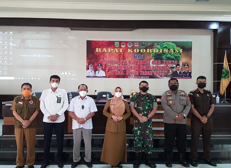 BPBD Berau Gelar Rakor Antisipasi Karhutla