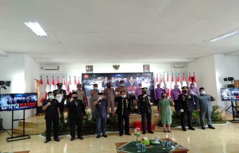 Peringatan HUT TNI ke 75, Sinergi untuk Negeri