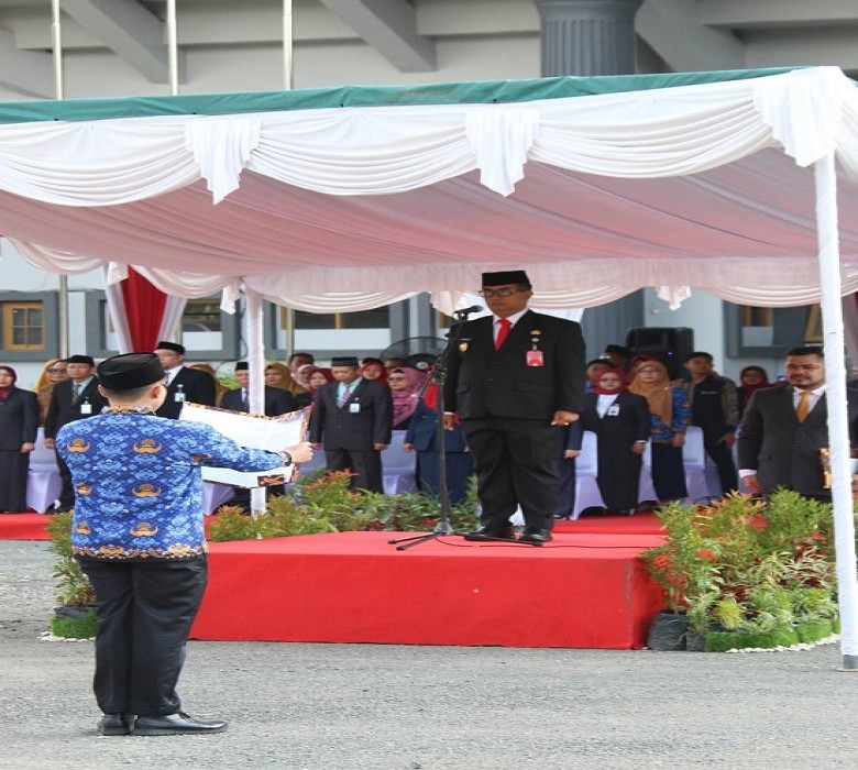 Irup Upacara Peringatan KHN ke-59 Tahun 2023,Pj Gubernur :Terus Mendorong Kolaborasi Pembangunan Bidang Kesehatan