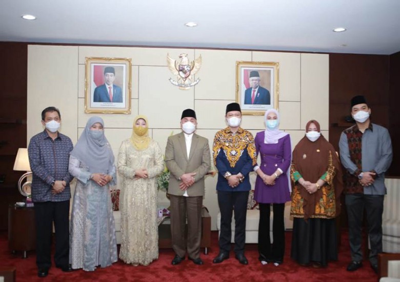 Fahmi-Masitah Kunjungi Gubernur dan Wagub Kaltim
