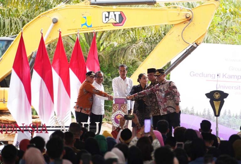 Presiden Jokowi Groundbreaking  Pembangunan Gedung II Universitas Gunadarma