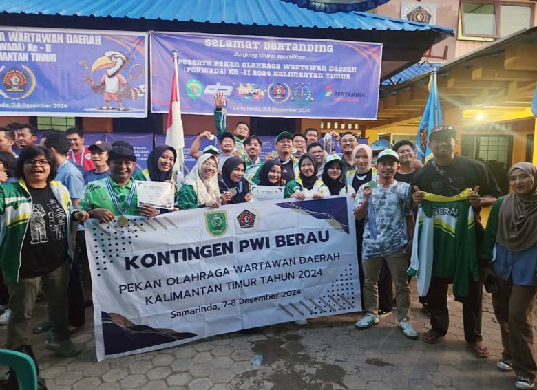Raih Lima Medali Emas, Berau Juara Umum Porwada II Kaltim: Sekkab Beri Apresiasi