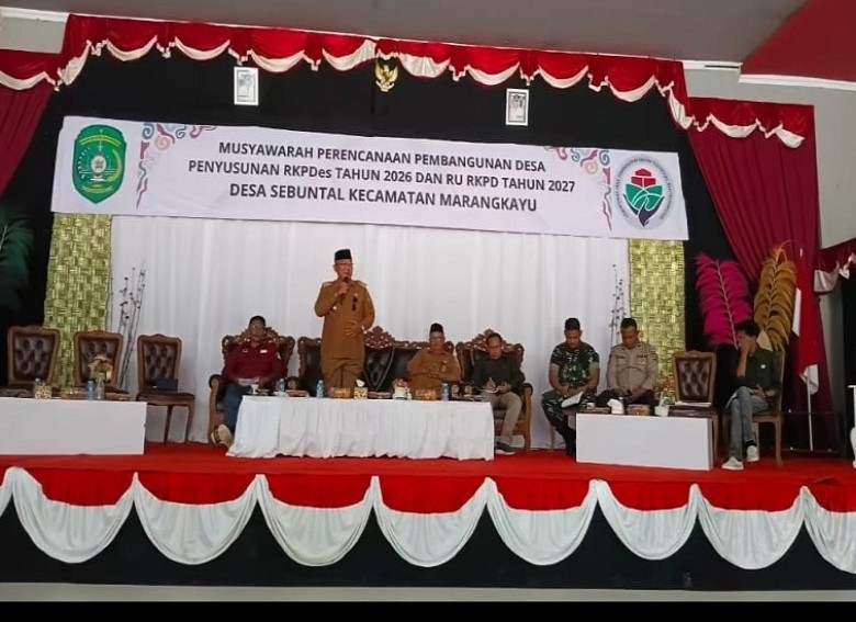 Infrastruktur dan Pendidikan Jadi Fokus Utama dalam Musrenbangdes 2025 Kecamatan Marangkayu
