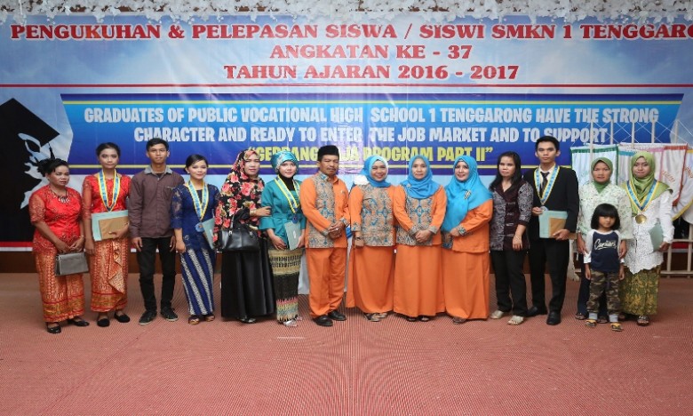 Pelepasan Siswa SMKN 1 Tenggarong Berlangsung Meriah