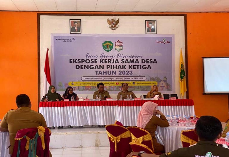 Kepala DPMK Berau Hadiri Ekspose Kerjasama Desa dengan Pihak Ketiga