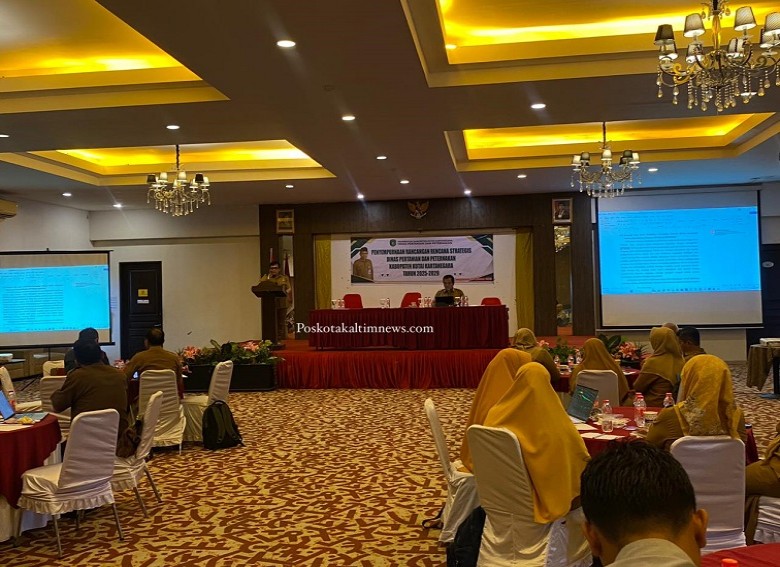 Perkuat Arah Menuju Pusat Pangan Nasional, Distanak Kukar Mantapkan Penyempurnaan Renstra