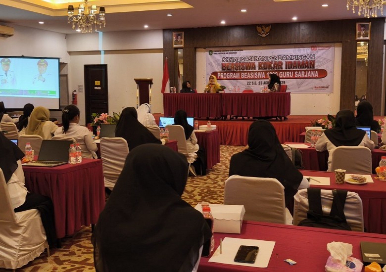 Disdikbud Kukar Gelar Sosialisasi Beasiswa 1000 Guru Sarjana