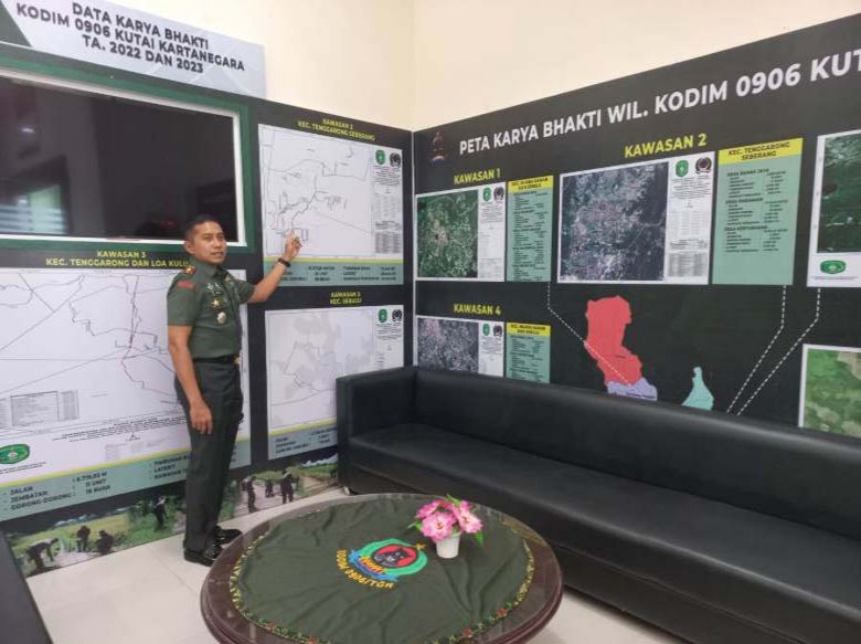 Kodim 0906 Kukar Lanjutkan Program Karya Bakti 2023