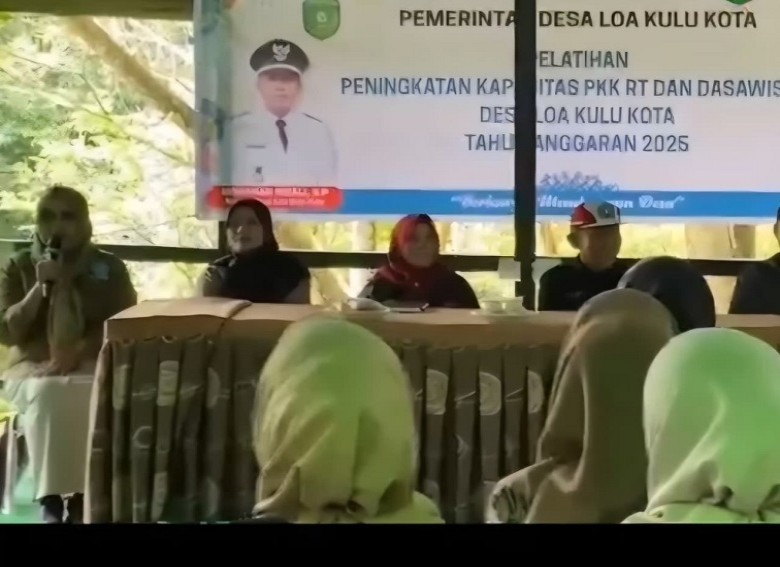 DPMD Kukar Apresiasi Pelatihan Peningkatan Kapasitas PKK Desa Loa Kulu Kota