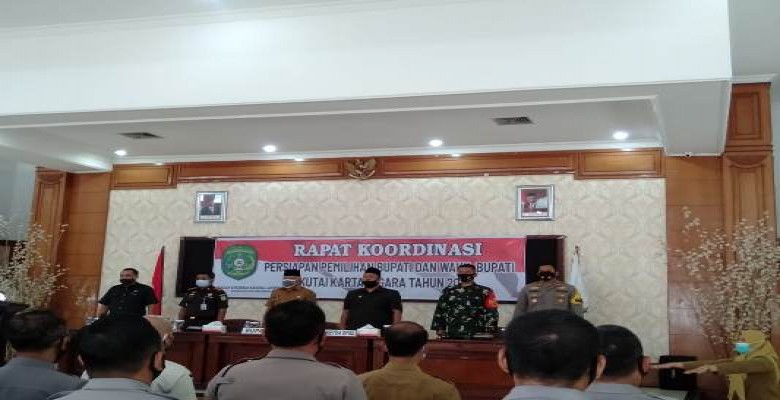 Kesbangpol Kukar Gelar Rakor Persiapan Pemilihan Bupati dan Wakil Bupati 2020