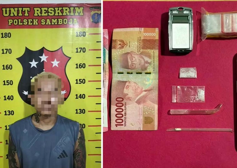 Diduga Edarkan Sabu, Pemuda di Samboja Barat Diamankan Polisi