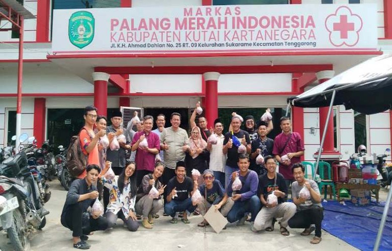 Idul Adha, PWI Kukar Potong Satu Hewan Kurban Sapi