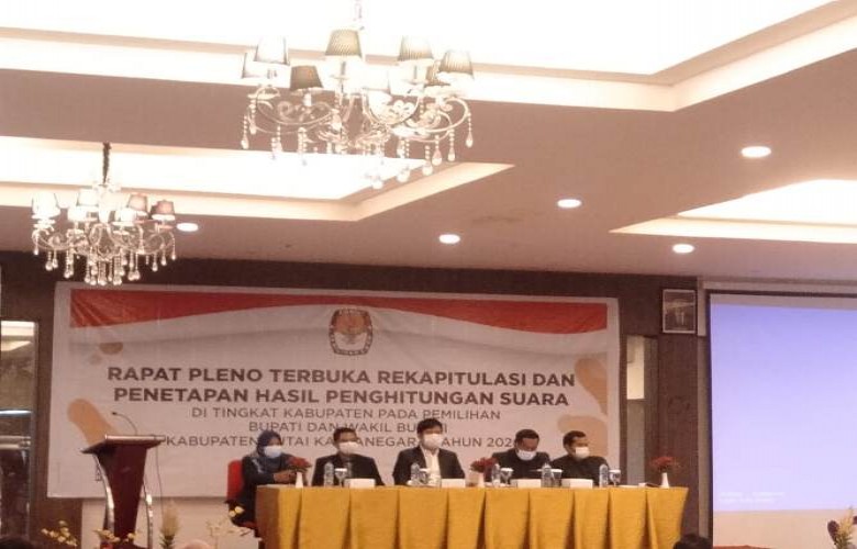 KPU Kukar Gelar Rapat Pleno Rekapitulasi Penghitungan Suara